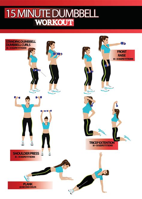 Dumbbell workouts - May 11, 2022 ... Bent-Over Row · Stand with a dumbbell in each hand · Keep legs and arms shoulder-width apart and knees slightly bent · Bend at a 45-degree ang...